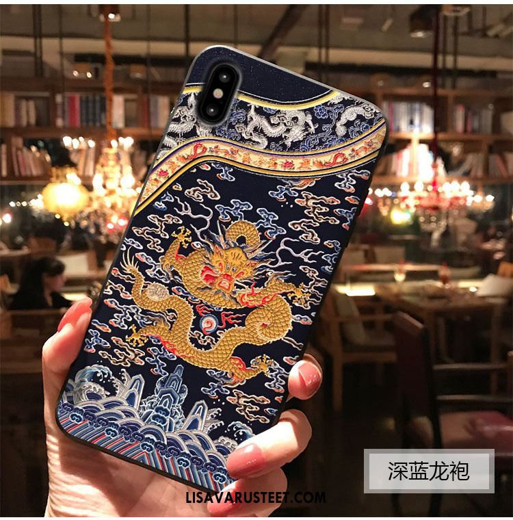iPhone Xs Max Kuoret Tuuli Kuori Kiinalainen Tyyli Kirsikka Palatsi Halvat