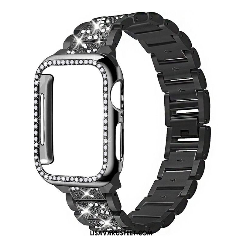 Apple Watch Series 3 Kuoret Rhinestone Inlay Musta Kuori Myynti