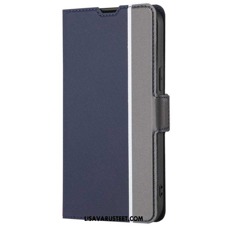 Flip Case Samsung Galaxy S23 Ultra 5G Hieno Kaksivärinen