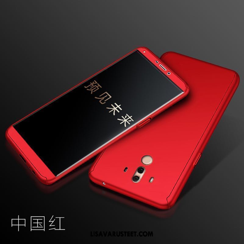 Huawei Mate 10 Pro Kuoret Puhelimen Punainen Kova Nahkakotelo Kuori Halvat