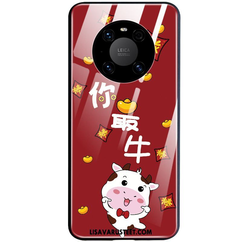 Huawei Mate 40 Kuoret Punainen Murtumaton All Inclusive Lehmä Kuori Netistä