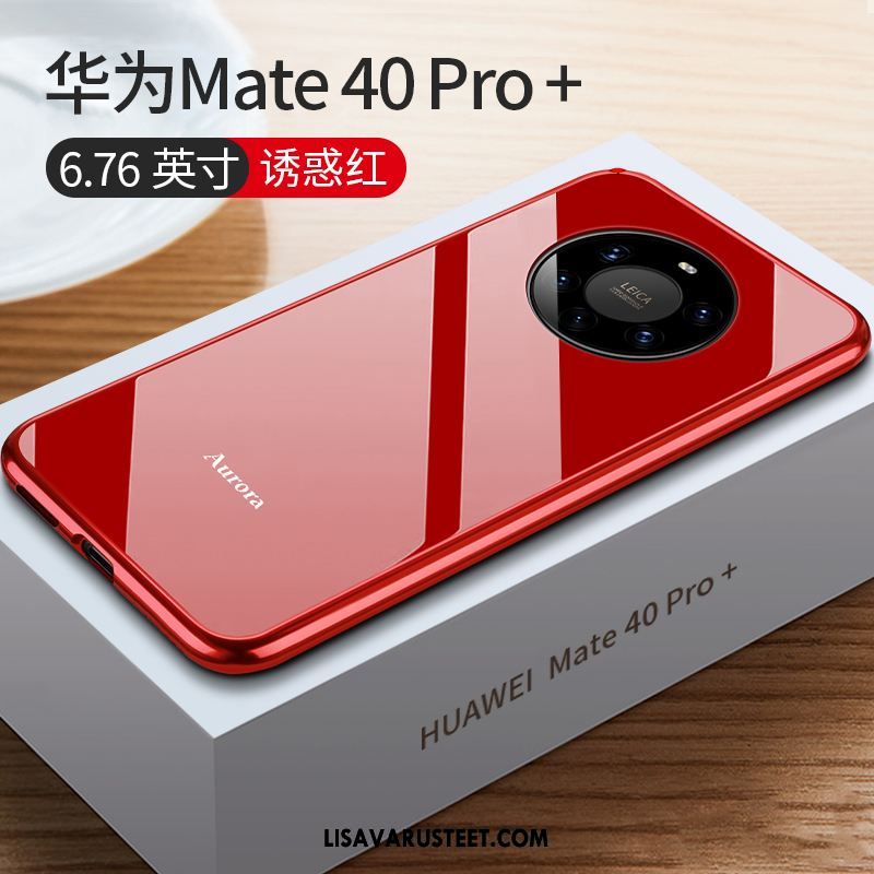 Huawei Mate 40 Pro+ Kuoret Metalli Ultra Puhelimen Kotelo Punainen Kauppa