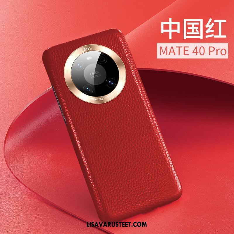 Huawei Mate 40 Pro Kuoret Nahkakotelo Murtumaton Ylellisyys All Inclusive Kuori Halpa