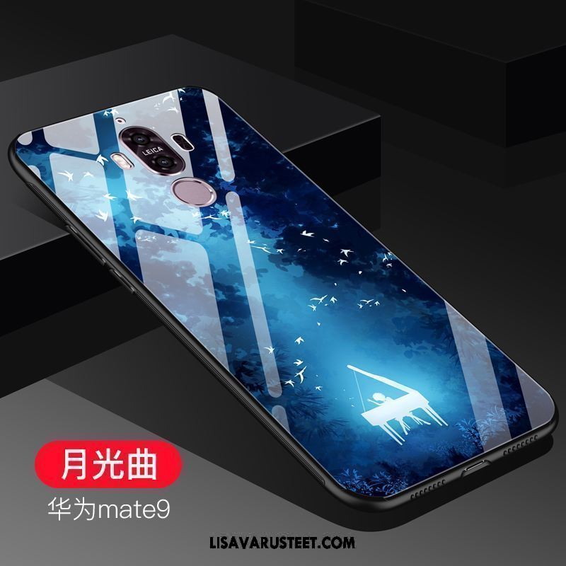 Huawei Mate 9 Kuoret Trendi Lasi Puhelimen Sininen Kuori Osta