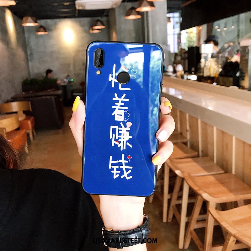 Huawei Nova 3e Kuoret Murtumaton Silikoni Persoonallisuus Ihana Sininen Kuori Halvat