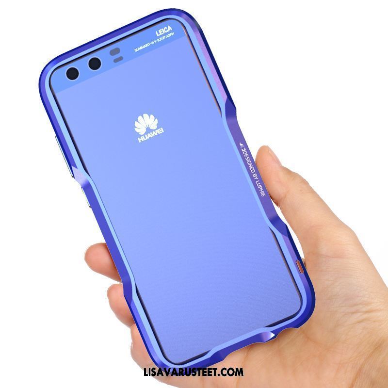Huawei P10 Plus Kuoret Suojaus Kehys Persoonallisuus Sininen Metalli Halpa