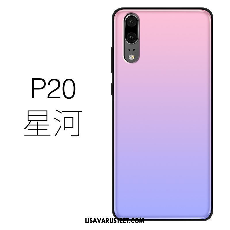 Huawei P20 Kuoret Puhelimen Kuori Violetti Lasi Ultra Myynti