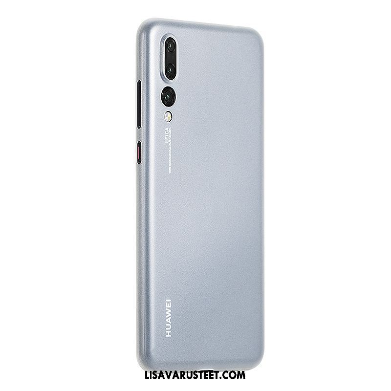Huawei P20 Pro Kuoret Ohut Valkoinen Pehmeä Neste Ultra Kuori Halvat
