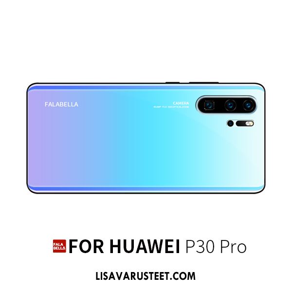 Huawei P30 Pro Kuoret Persoonallisuus Lasi Tide-brändi Murtumaton Kuori Verkossa