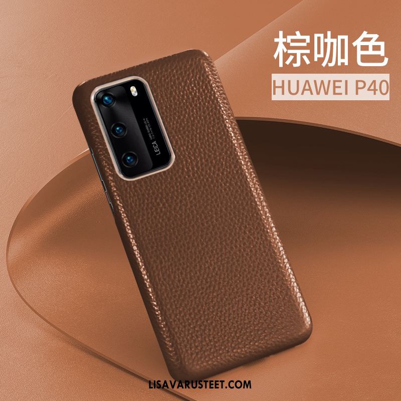 Huawei P40 Kuoret Nahka Ultra Uusi Luova Aito Nahka Osta