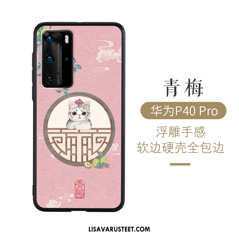 Huawei P40 Pro Kuoret Kissa Luova All Inclusive Kotelo Puhelimen Tarjous