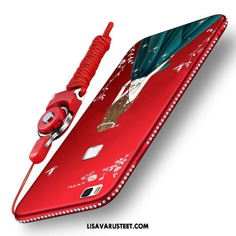 Huawei P9 Lite Kuoret Murtumaton Puhelimen Punainen Kotelo Silikoni Kuori Halpa