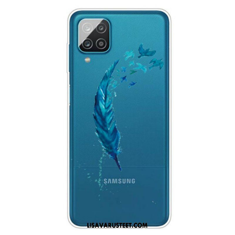 Kuori Samsung Galaxy M12 / A12 Kaunis Höyhen