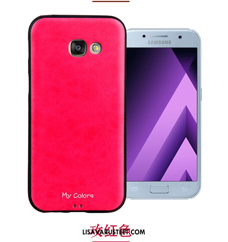 Samsung Galaxy A3 2017 Kuoret Murtumaton Suojaus Punainen Puhelimen Kuori Myynti