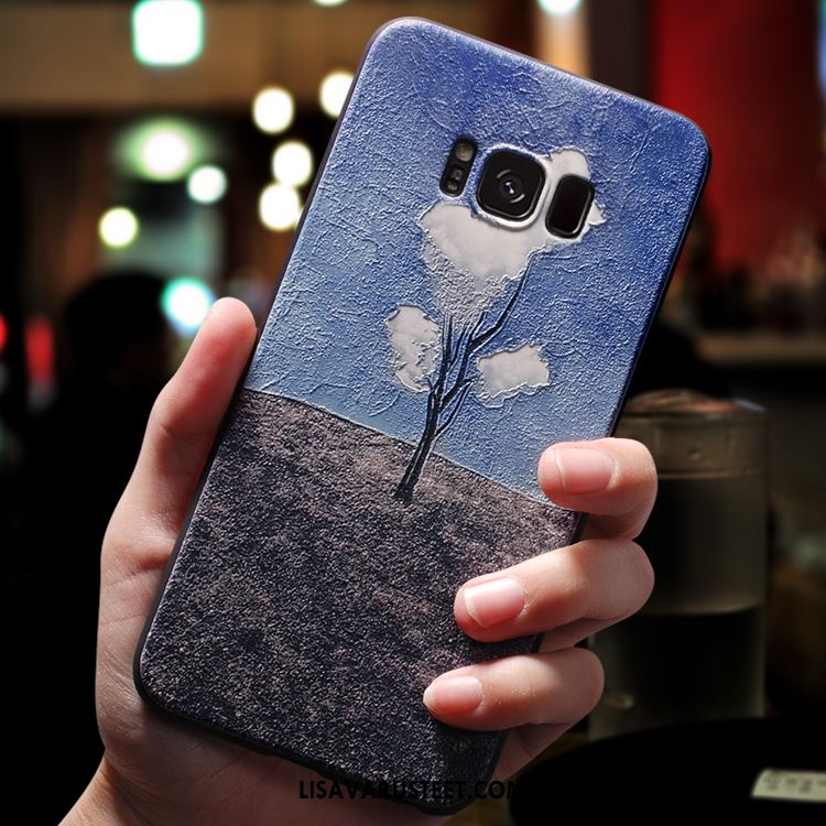 Samsung Galaxy A8 Kuoret Kuori Pehmeä Neste Sininen Persoonallisuus Tähti Myynti