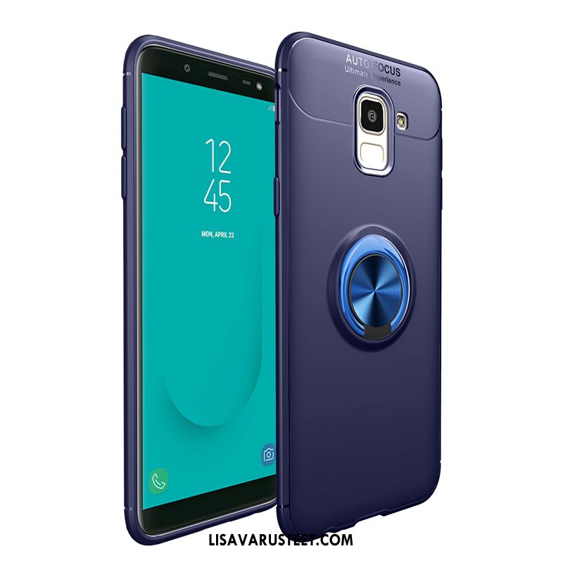 Samsung Galaxy J6 Kuoret All Inclusive Silikoni Tähti Suojaus Sininen Kauppa