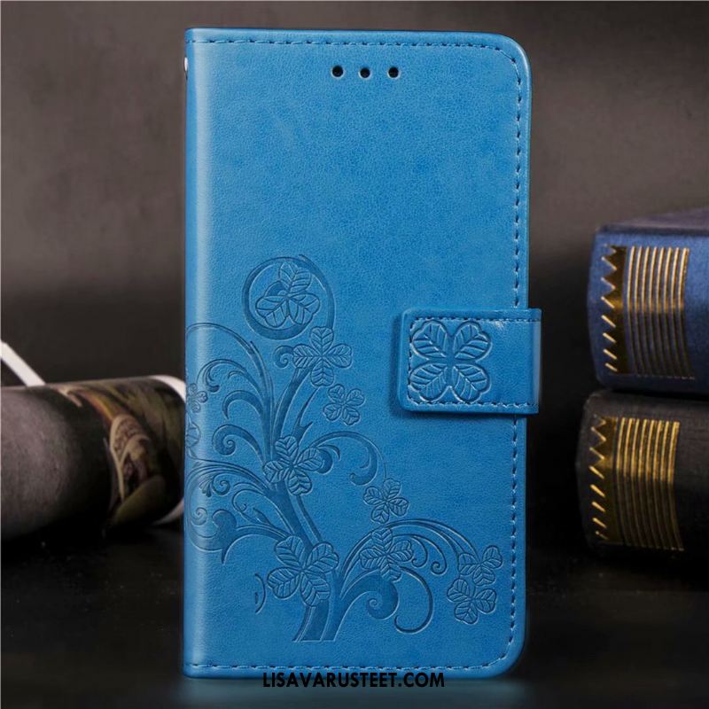 Samsung Galaxy Note 10 Kuoret Puhelimen Nahkakotelo Simpukka Sininen Kuori Netistä