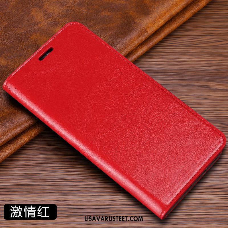 Samsung Galaxy Note 10 Lite Kuoret Nahkakotelo Punainen Puhelimen Tähti Kuori Halvat