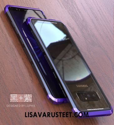 Samsung Galaxy Note 8 Kuoret All Inclusive Murtumaton Violetti Takakansi Kehys Halpa