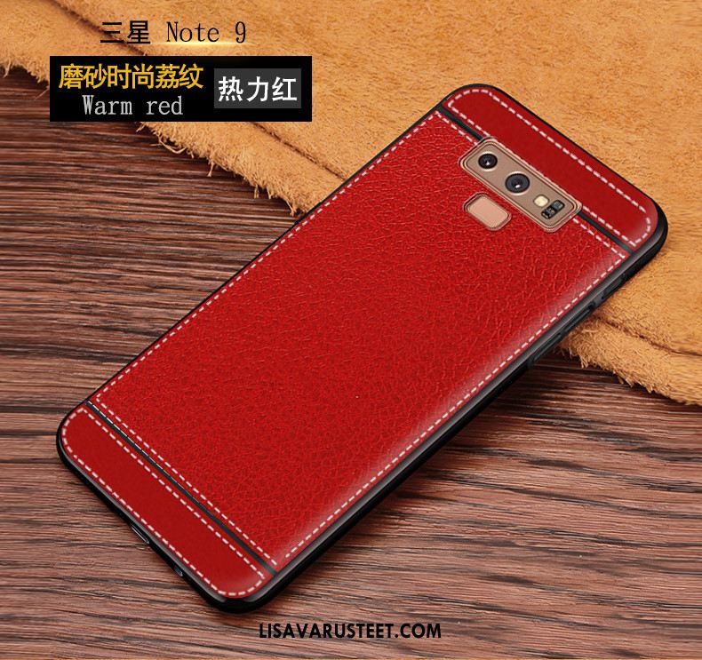 Samsung Galaxy Note 9 Kuoret Silikoni Kuori Liiketoiminta Punainen Murtumaton Verkossa