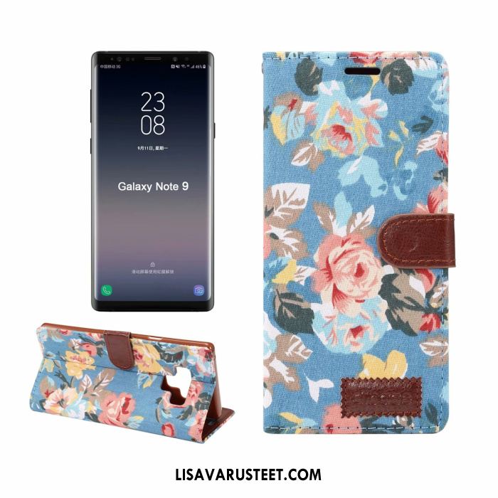 Samsung Galaxy Note 9 Kuoret Tähti Vaalean Kukkakuvio Liiketoiminta Puhelimen Verkossa