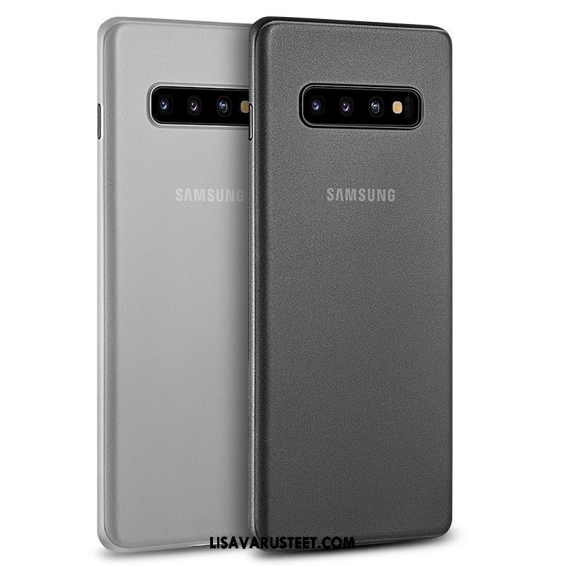 Samsung Galaxy S10 Kuoret Läpinäkyvä Pesty Suede All Inclusive Kotelo Puhelimen Myynti