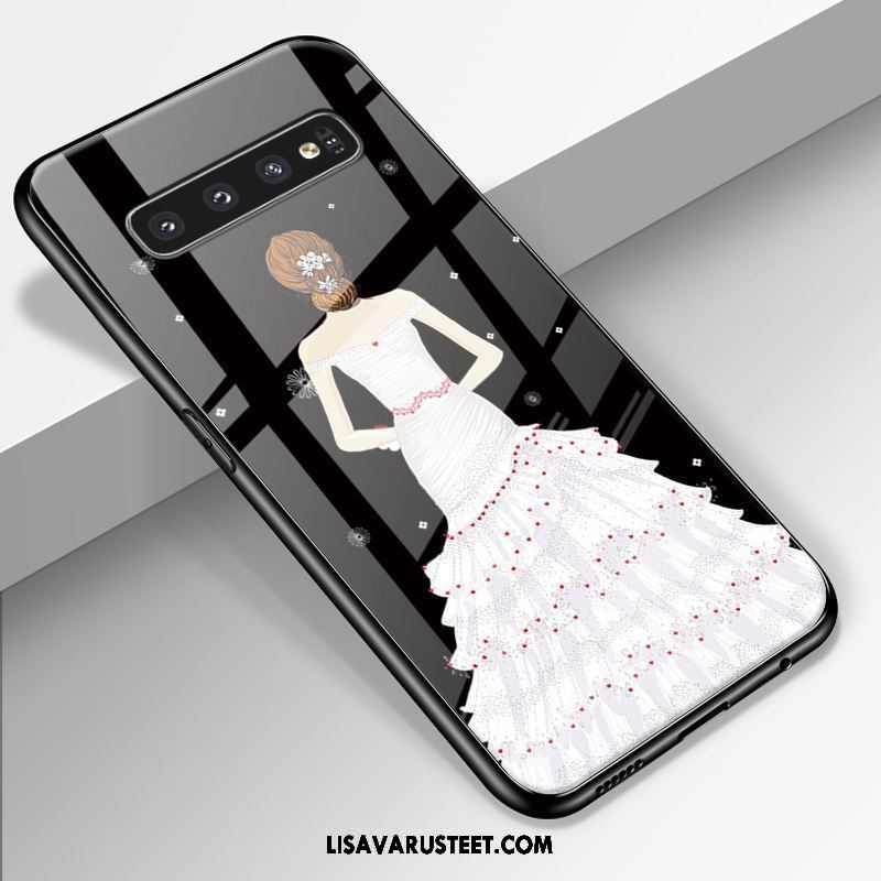 Samsung Galaxy S10 Kuoret Suojaus Persoonallisuus Lasi Yksinkertainen Kuori Osta