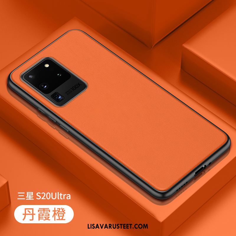 Samsung Galaxy S20 Ultra Kuoret Oranssi Net Red Kuori Persoonallisuus Puhelimen Verkossa