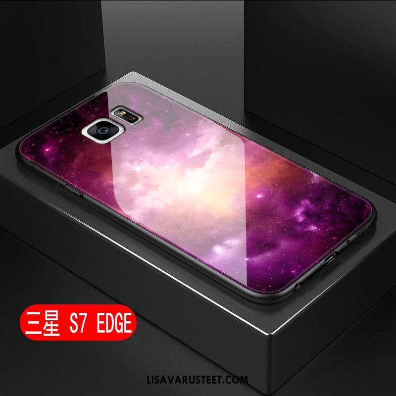 Samsung Galaxy S7 Edge Kuoret Murtumaton All Inclusive Tähti Tähtitaivas Violetti Osta