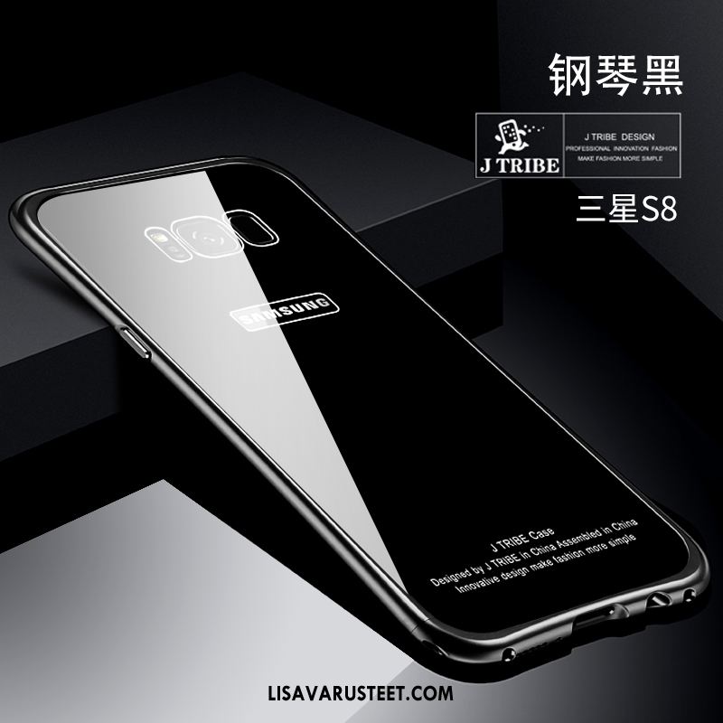 Samsung Galaxy S8 Kuoret Musta Metalli Suojaus Ultra Kotelo Halvat