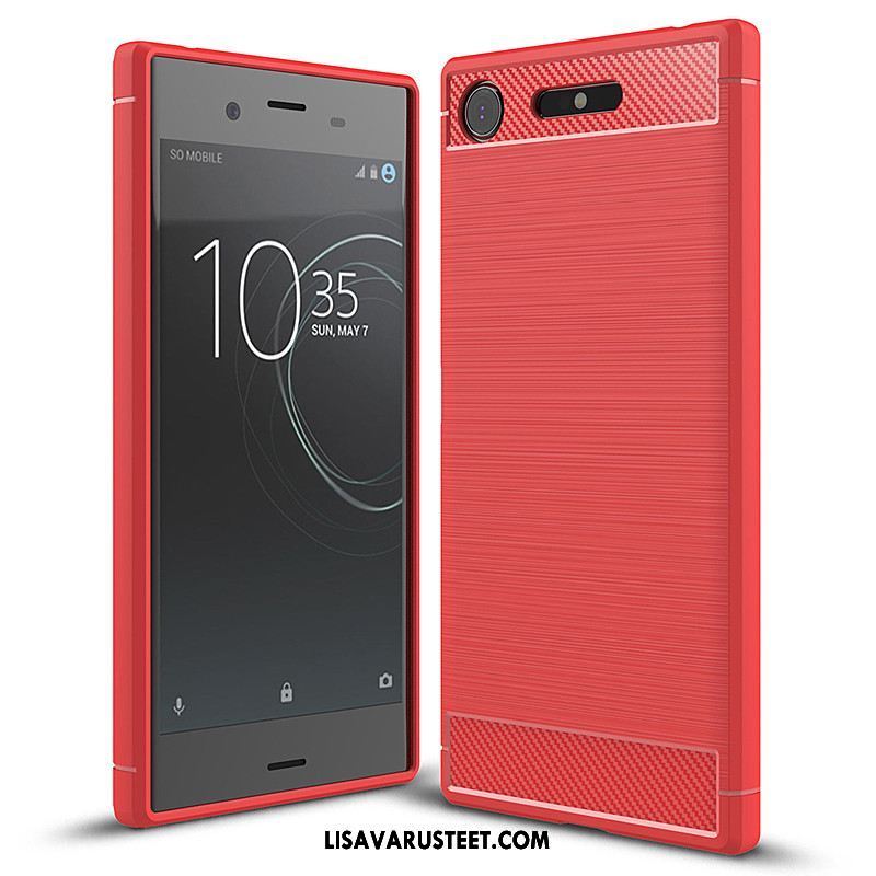 Sony Xperia Xz1 Kuoret Suojaus Punainen All Inclusive Silikoni Puhelimen Kuori Verkossa
