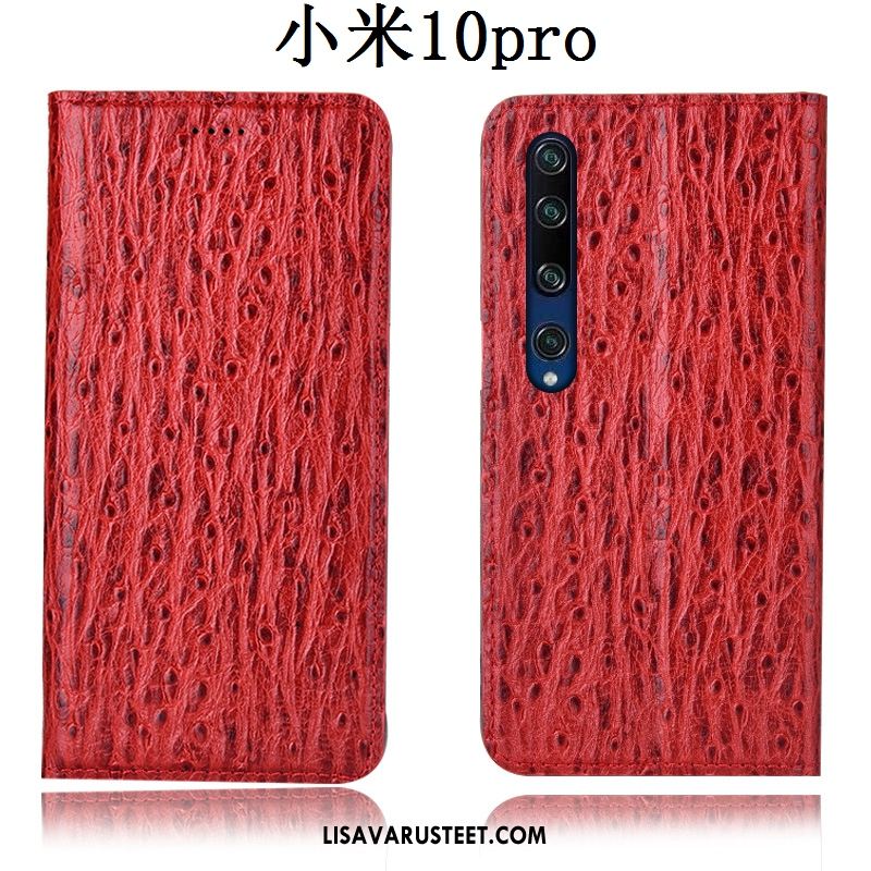 Xiaomi Mi 10 Pro Kuoret Kotelo Murtumaton All Inclusive Punainen Kukkakuvio Kuori Osta