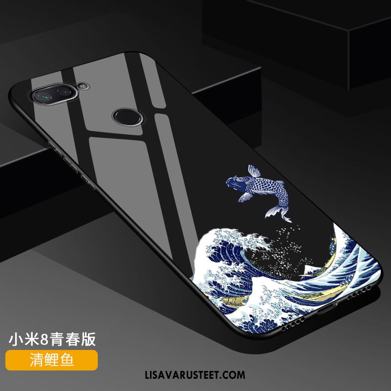 Xiaomi Mi 8 Lite Kuoret Luova Musta All Inclusive Kuori Kotelo Myynti