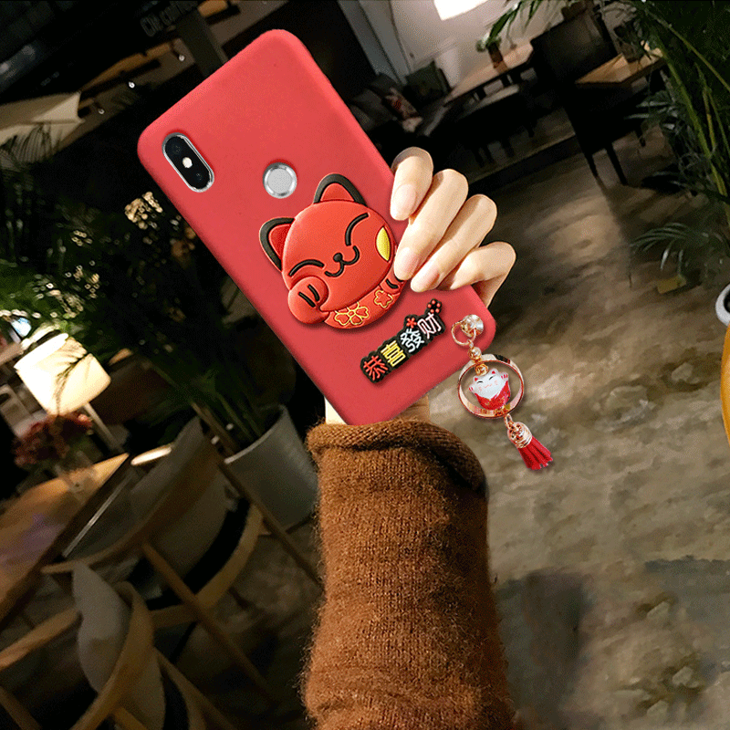 Xiaomi Mi A2 Kuoret Pesty Suede Kuori Rikkaus Kissa Murtumaton Myynti