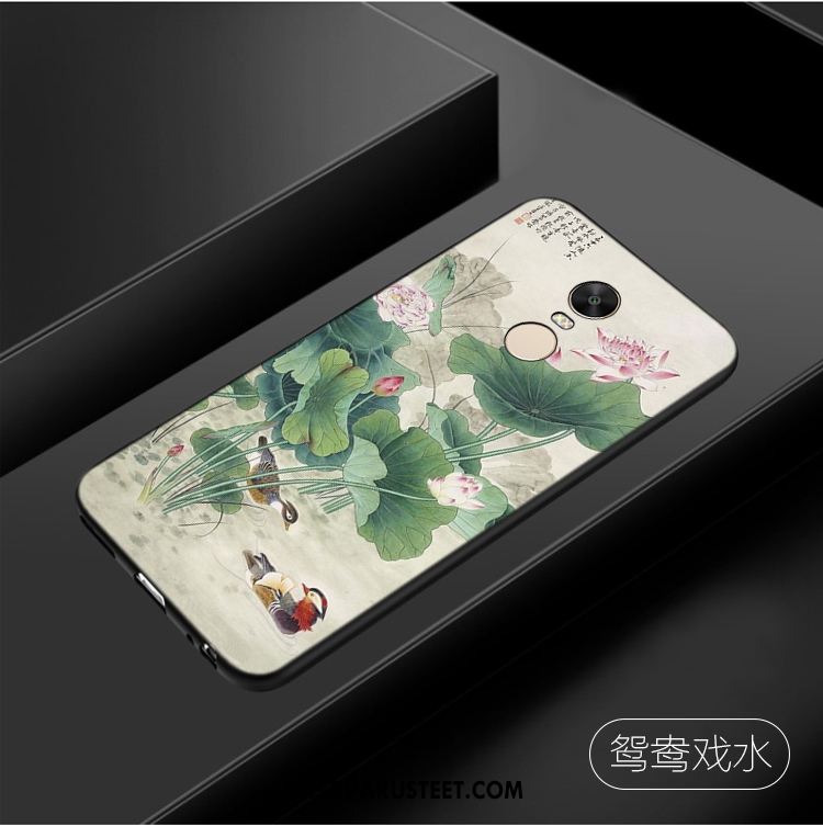 Xiaomi Redmi 5 Plus Kuoret Kiinalainen Tyyli Vuosikerta Punainen Puhelimen Kuori Halvat