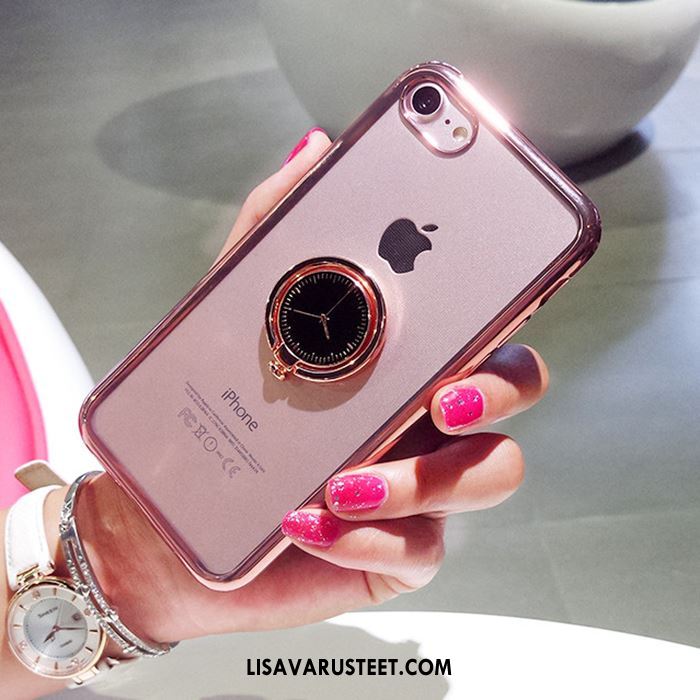 iPhone 8 Kuoret Kuori Ripustettava Kaula Pinkki Rengas Murtumaton Osta