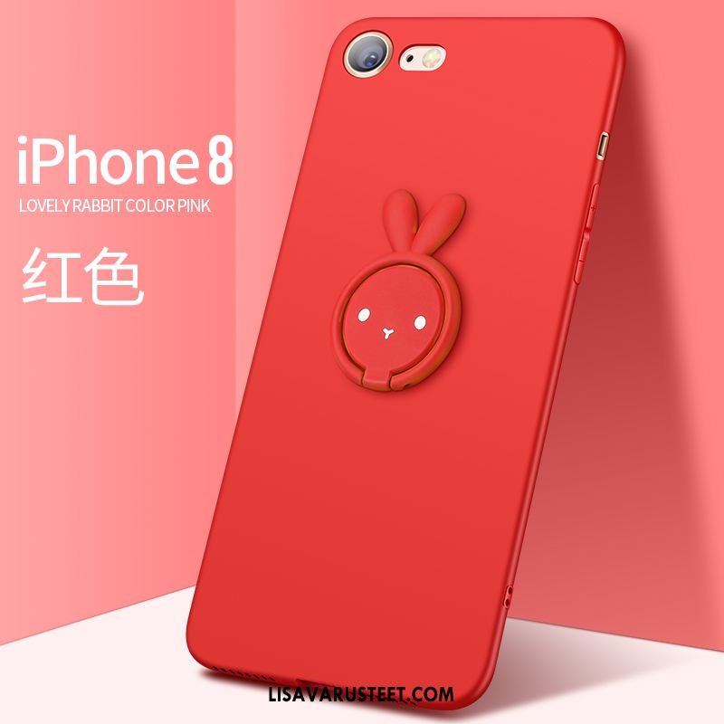 iPhone 8 Kuoret Rengas Punainen Persoonallisuus Ohut Net Red Netistä