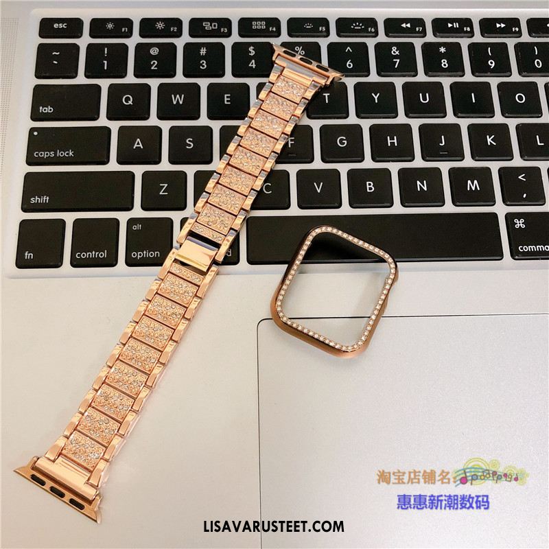 Apple Watch Series 3 Kuoret Rhinestone Inlay Musta Kuori Myynti