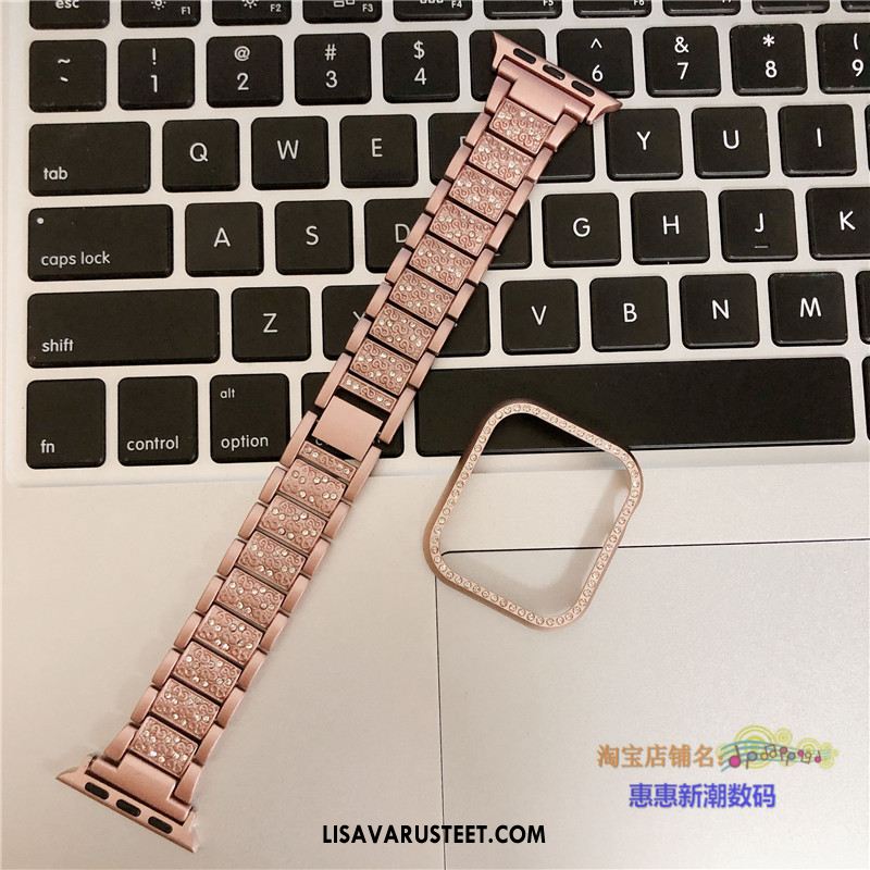 Apple Watch Series 3 Kuoret Rhinestone Inlay Musta Kuori Myynti