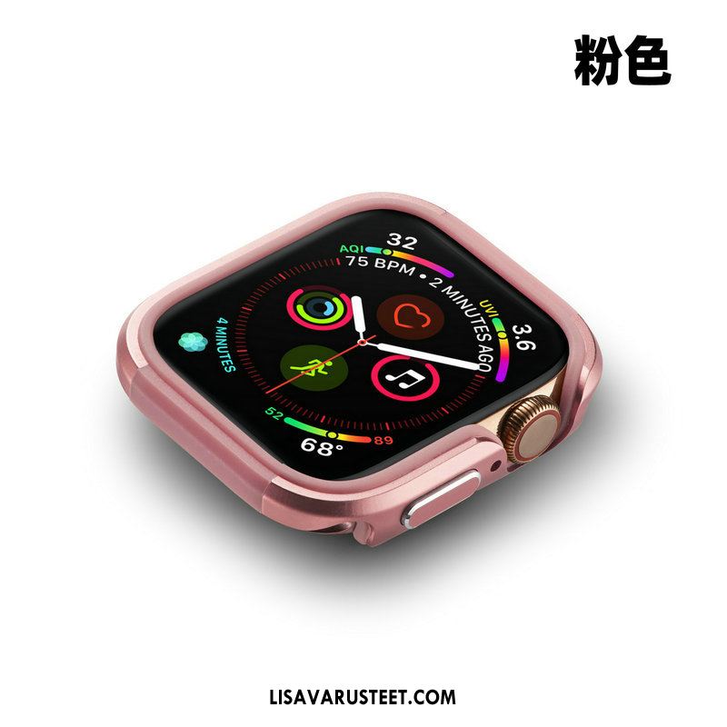 Apple Watch Series 4 Kuoret Suojaus Murtumaton Kulta Kuori Metalli Halpa