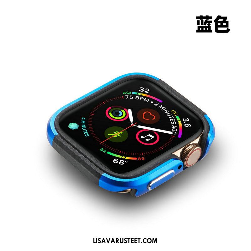 Apple Watch Series 4 Kuoret Suojaus Murtumaton Kulta Kuori Metalli Halpa