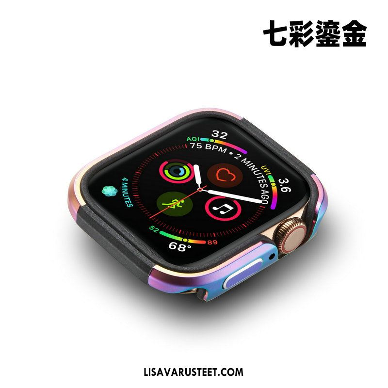 Apple Watch Series 4 Kuoret Suojaus Murtumaton Kulta Kuori Metalli Halpa