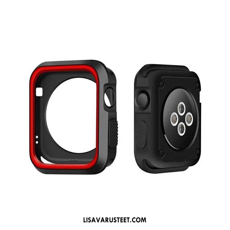 Apple Watch Series 5 Kuoret Pehmeä Neste Musta Kotelo Kuori Osta