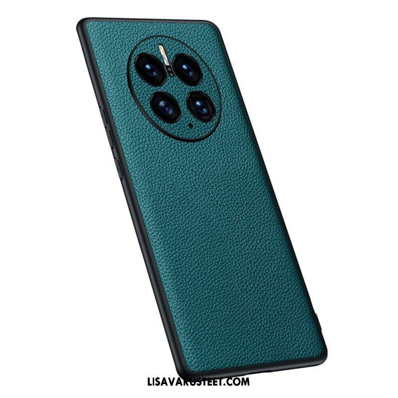 Case Huawei Mate 50 Pro Aitoa Litsi-nahkaa