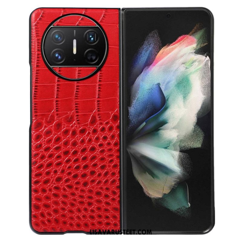 Case Huawei Mate X3 Puhelinkuoret Aitoa Krokotiilinnahkaa