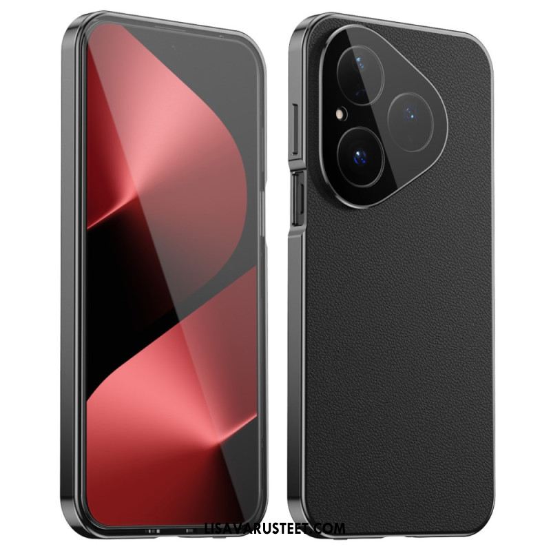 Case Huawei Pura 80 Puhelinkuoret Nahkakuviointi Ja Karkaistusta Lasista Valmistettu Näytönsuoja