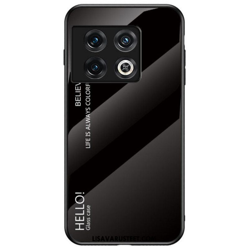 Case OnePlus 10 Pro 5G Karkaistu Lasi Hello