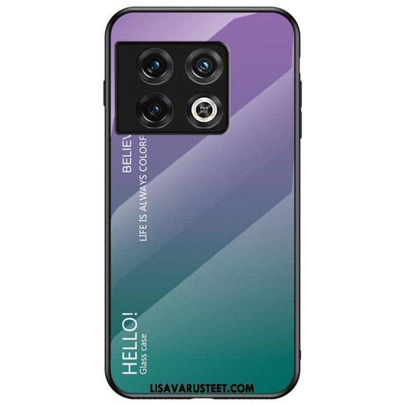 Case OnePlus 10 Pro 5G Karkaistu Lasi Hello