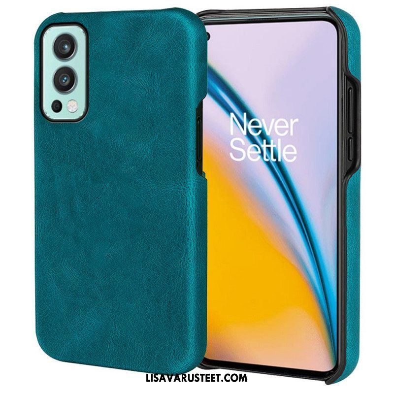 Case OnePlus Nord 2 5G Uusia Värejä Elegance Leather Effect