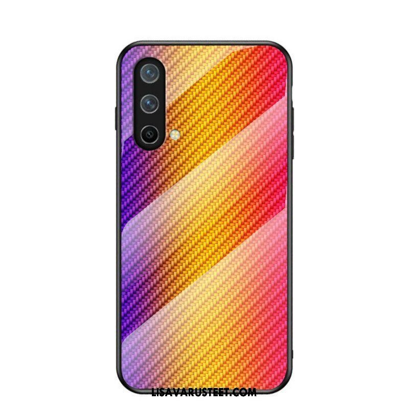 Case OnePlus Nord CE 5G Karkaistua Hiilikuitulasia